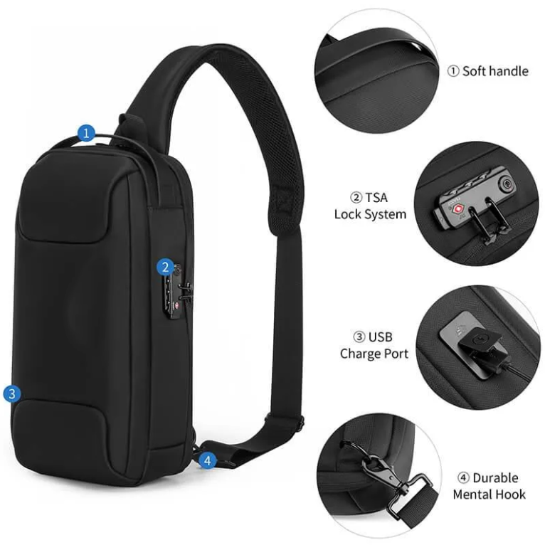 Kingsonsr Sling Bag Anti-theft Sling Bag - KS3288W