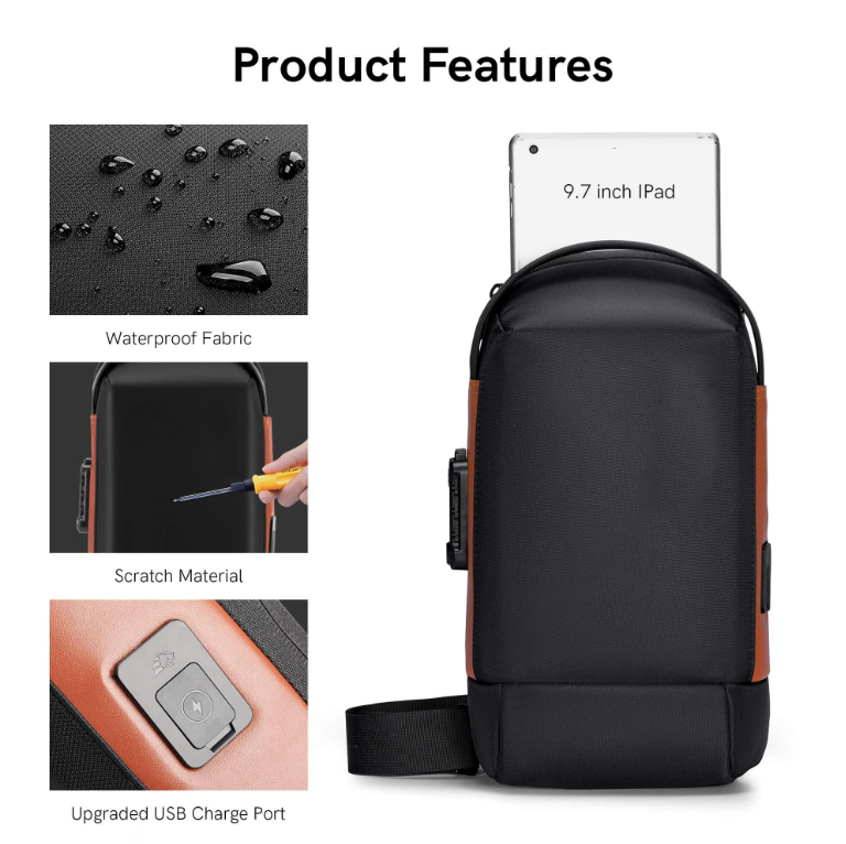 Kingsonsr Sling Bag Anti-theft Daily Sling Bag - KS3284W