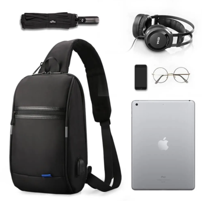 Kingsonsr Men's anti-theft waterproof crossbody bag (9.7 inches) - KS3174W