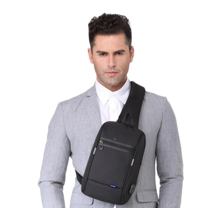Kingsonsr Men's anti-theft waterproof crossbody bag (9.7 inches) - KS3174W