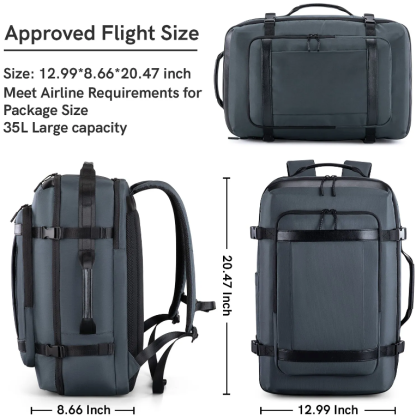 Kingsonsr 35L Large Capacity Travel Backpack - ks3264w