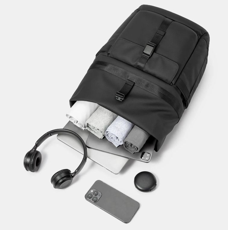 kingsonsr 25L urban roll top weekender backpack - KS3333W