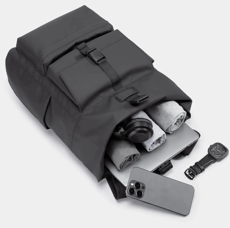 Kingsonsr 20L roll top commuter backpack - KS3327W