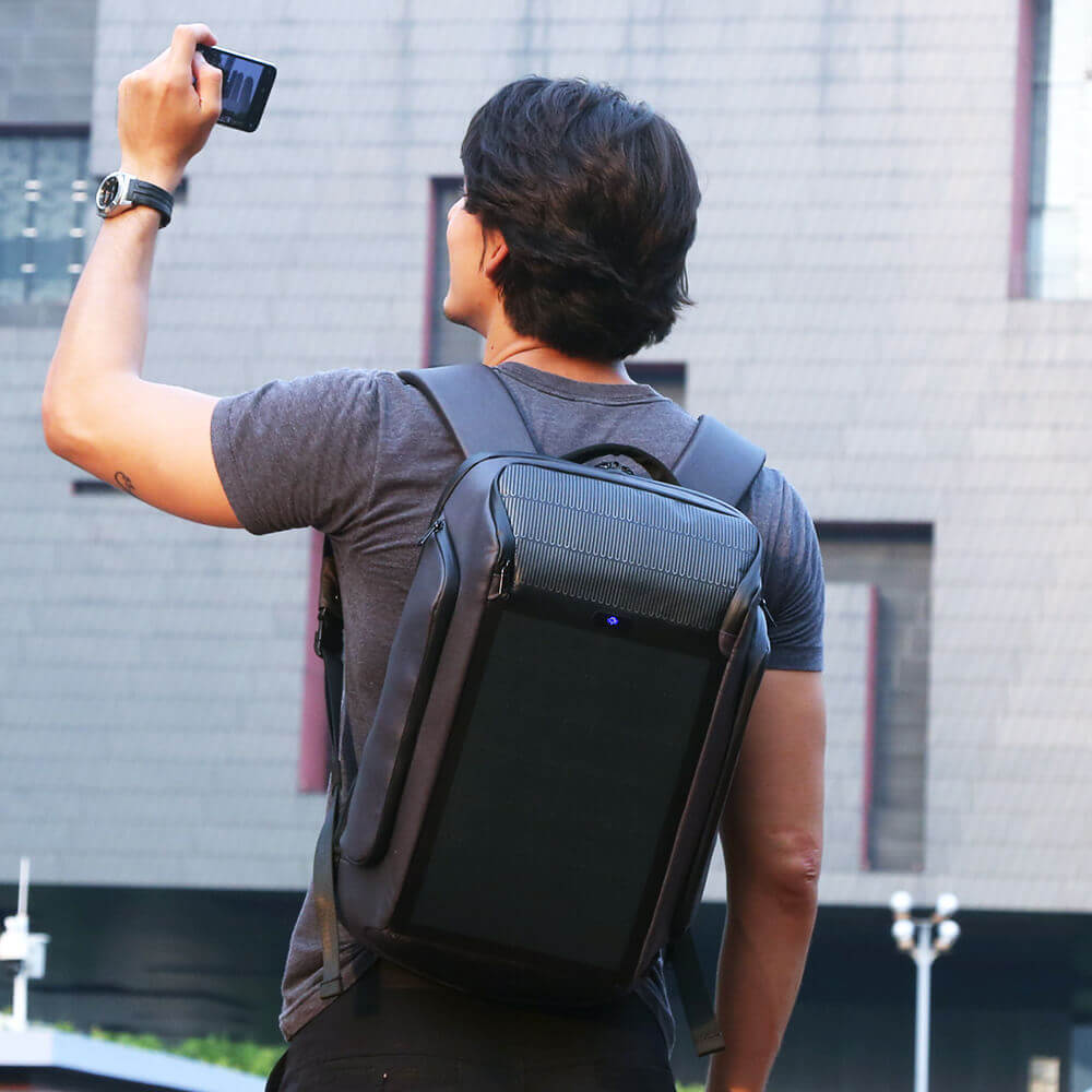 Kingsonsr 19L Solar USB Charging Beam Backpack - KS9386
