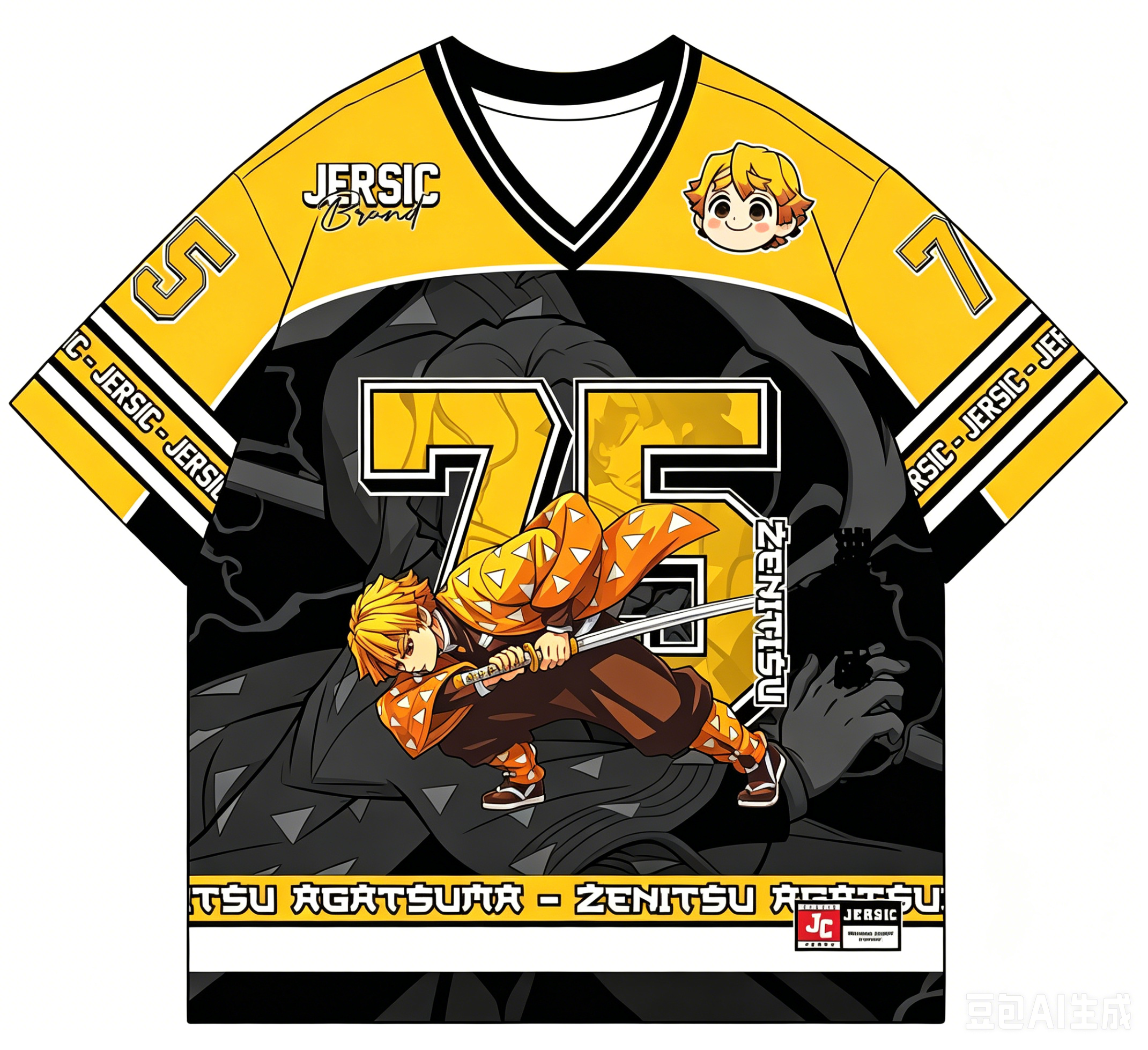 Zenitsu Karasu Jersey Shirts