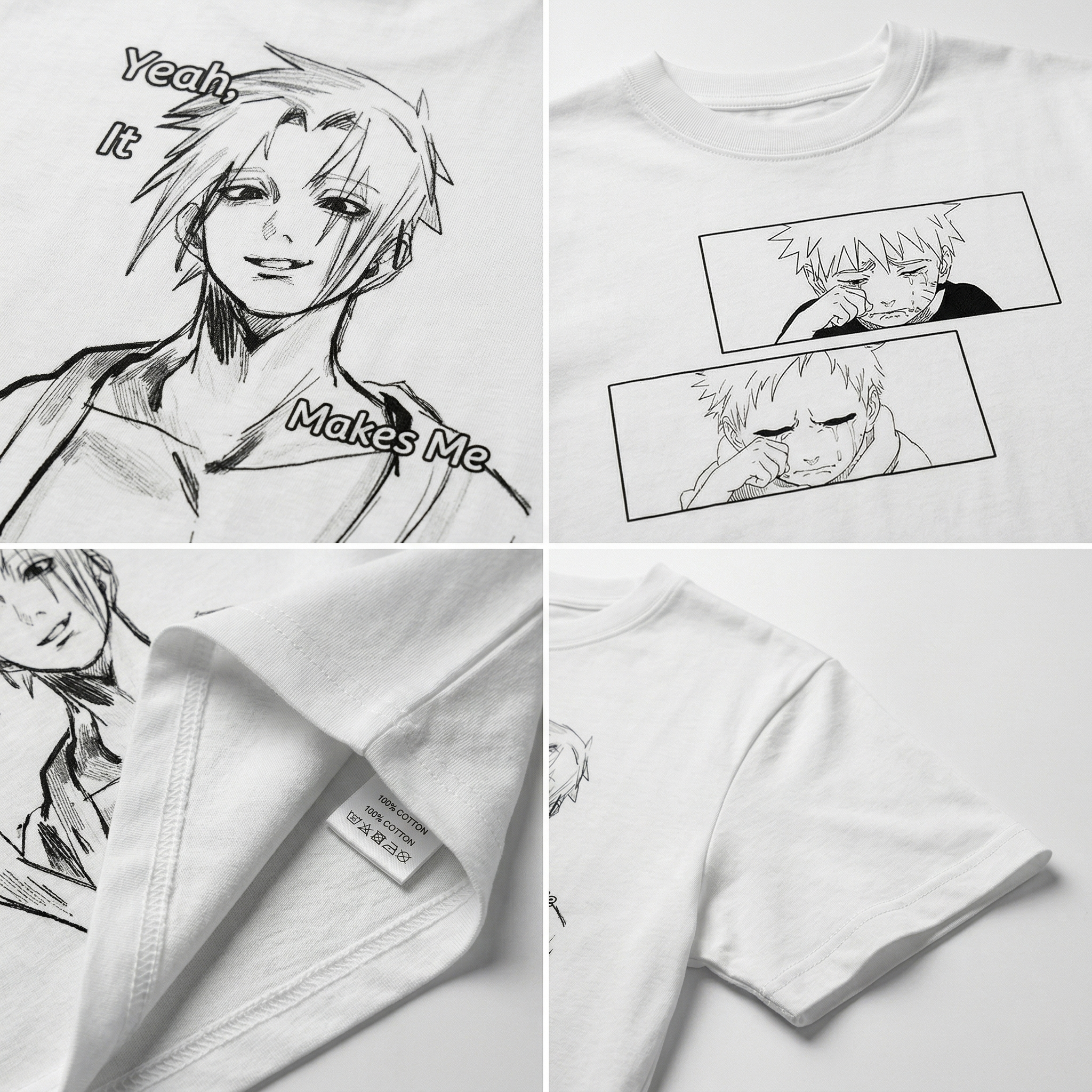 Uchiha Sasuke and Uzumaki Naruto Unisex T-shirt