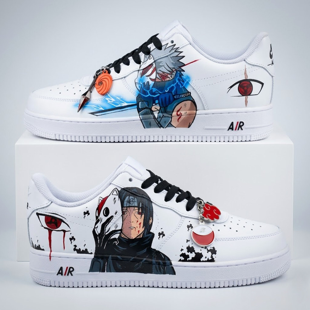 Naruto Kakashi vs itachi Obito 1 Anime Shoes
