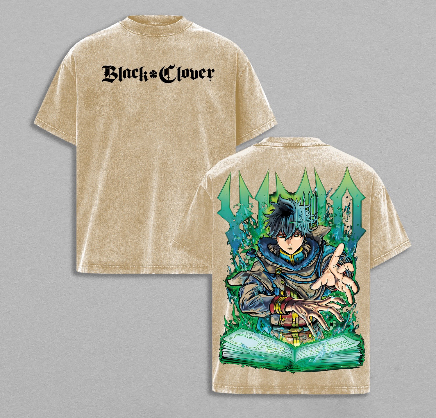 Black Clover Washed T-shirt/Crewneck/Hoodie