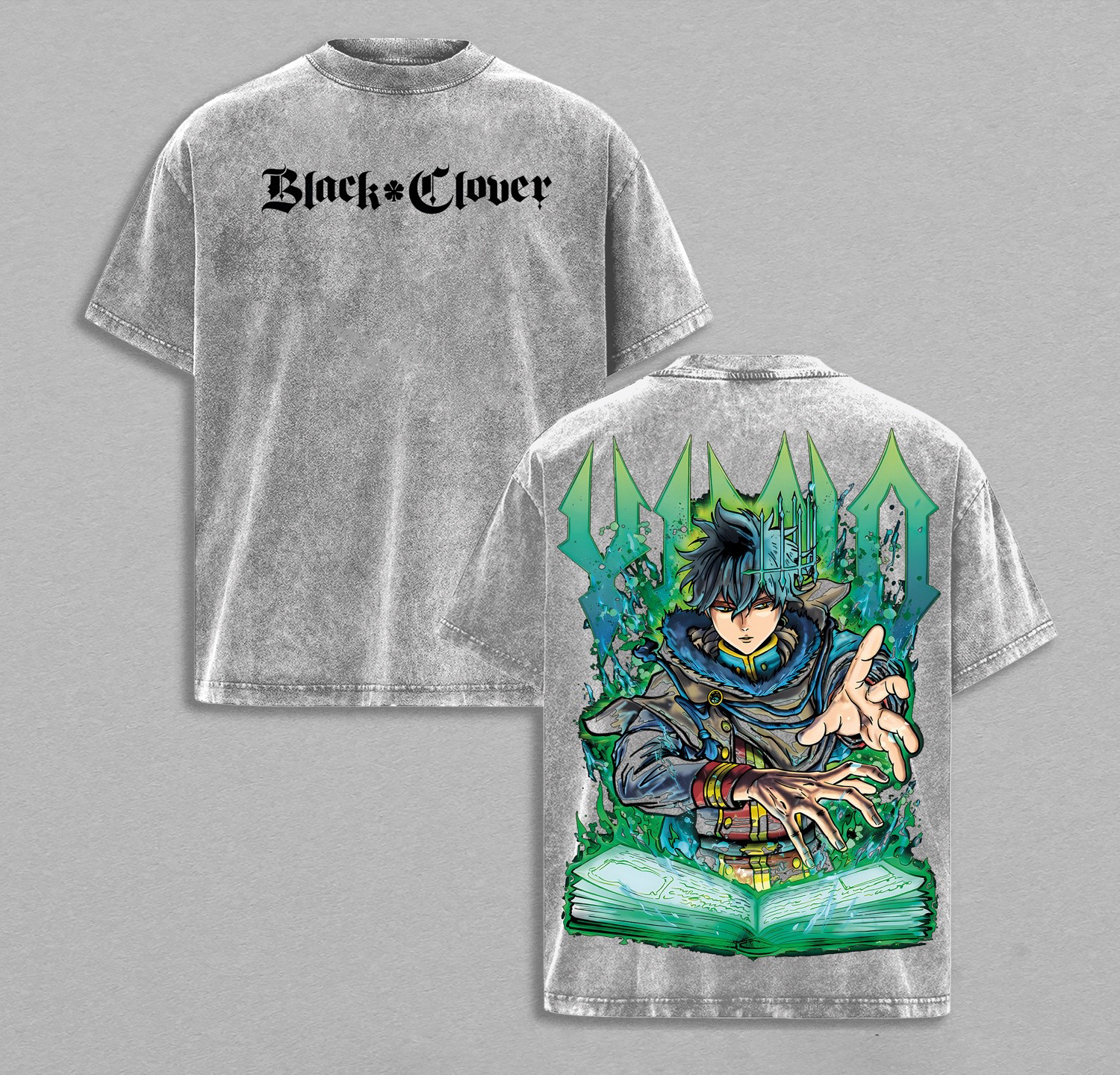 Black Clover Washed T-shirt/Crewneck/Hoodie