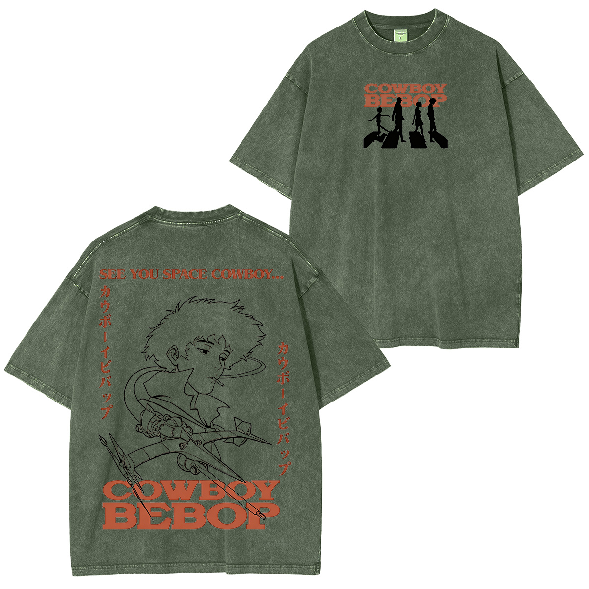 Cowboy Bebop : Spike Spiegel Washed T-shirt
