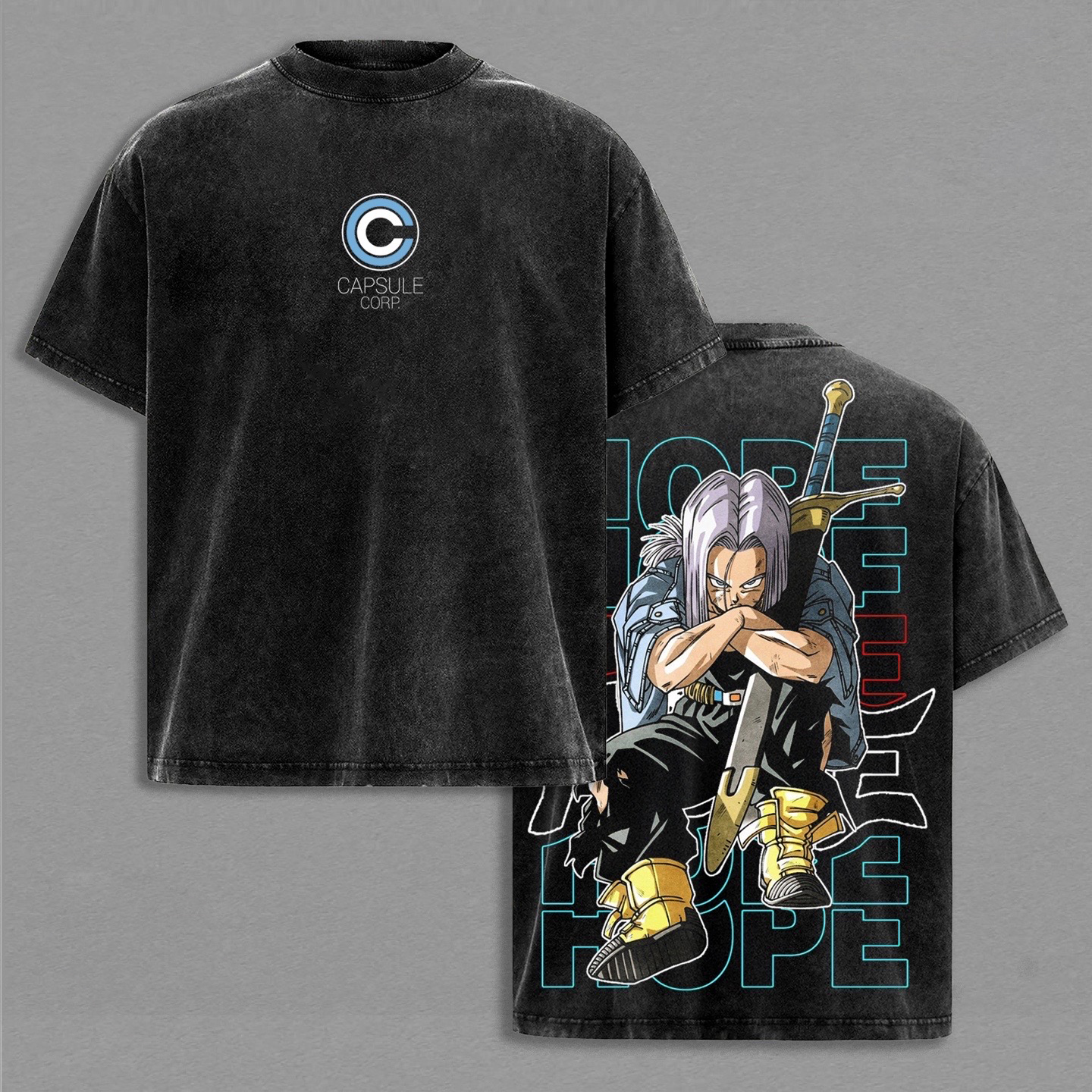 Dragon Ball :Trunks Washed T-shirt