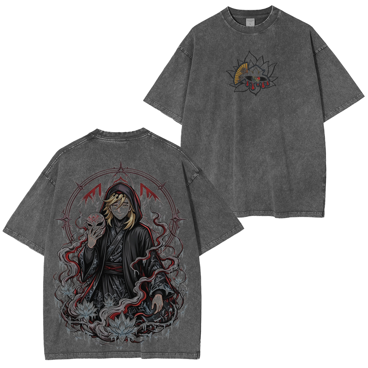 Demon Slayer: Kimetsu no Yaiba Doma Washed T-shirt