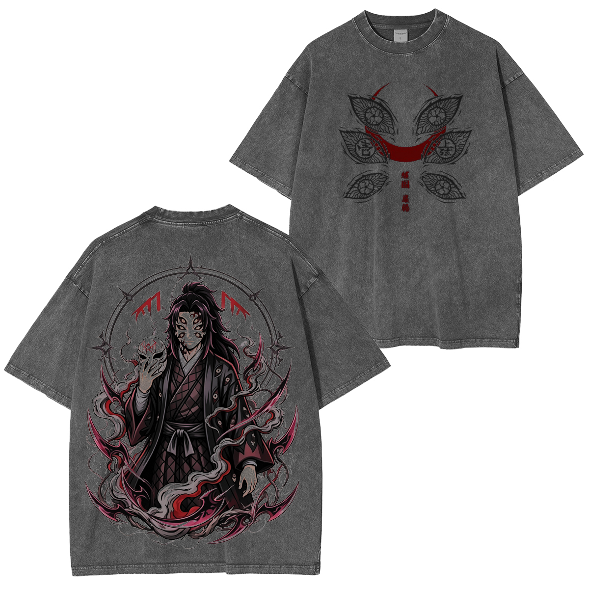 Demon Slayer: Kimetsu no Yaiba Kokushibo Washed T-shirt