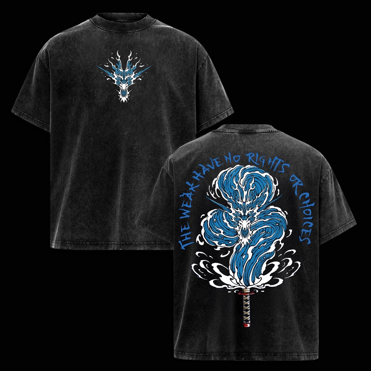 Demon Slayer Vintage washed T-shirt/Crewneck/Hoodie