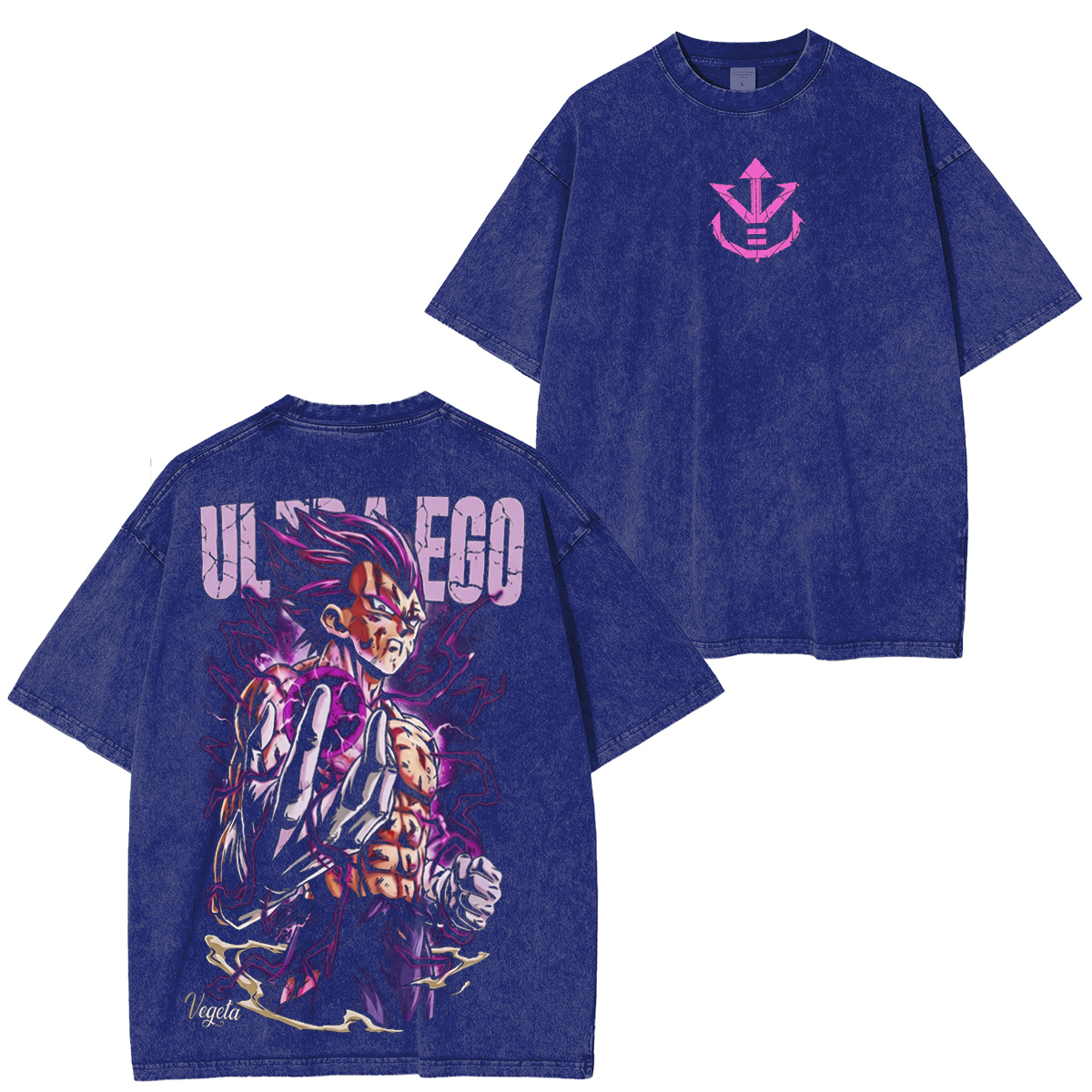 Dragonball Z Ultra Ego Saiyan Prince Vintage washed T-shirt/Crewneck/Hoodie