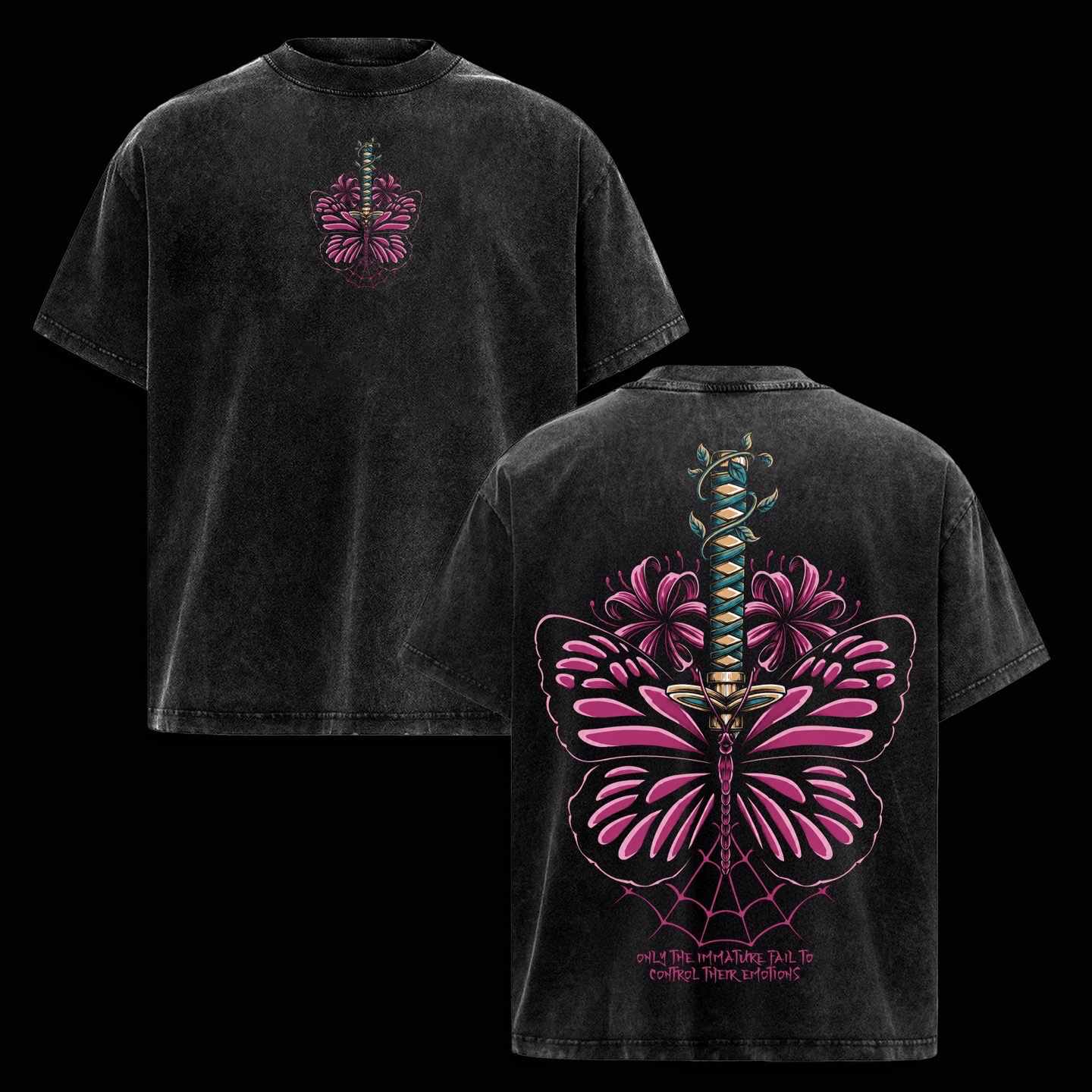Demon Slayer Vintage washed T-shirt/Crewneck/Hoodie