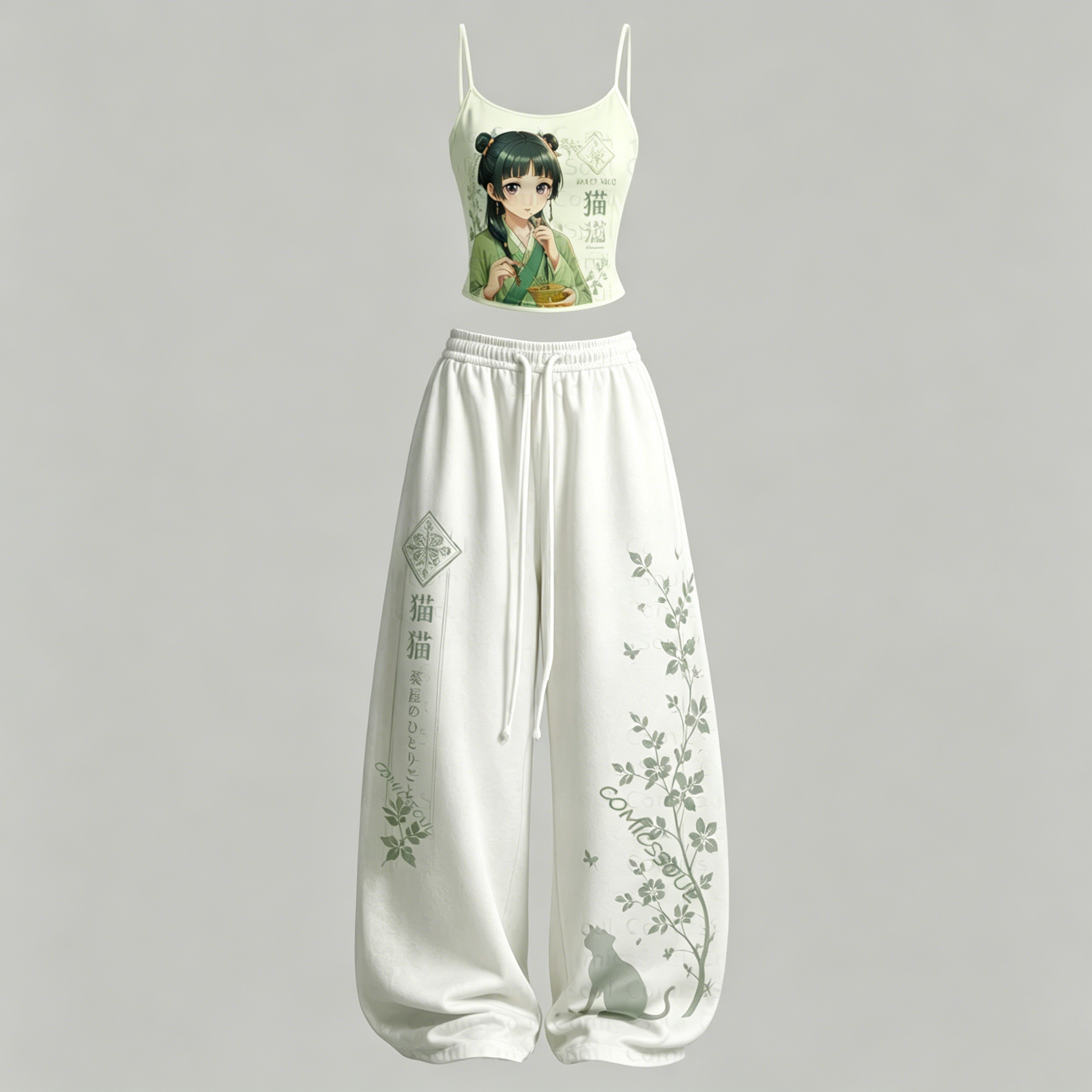 The Apothecary Diaries T-Shirt & Elasticated Trousers Two-Piece Set
