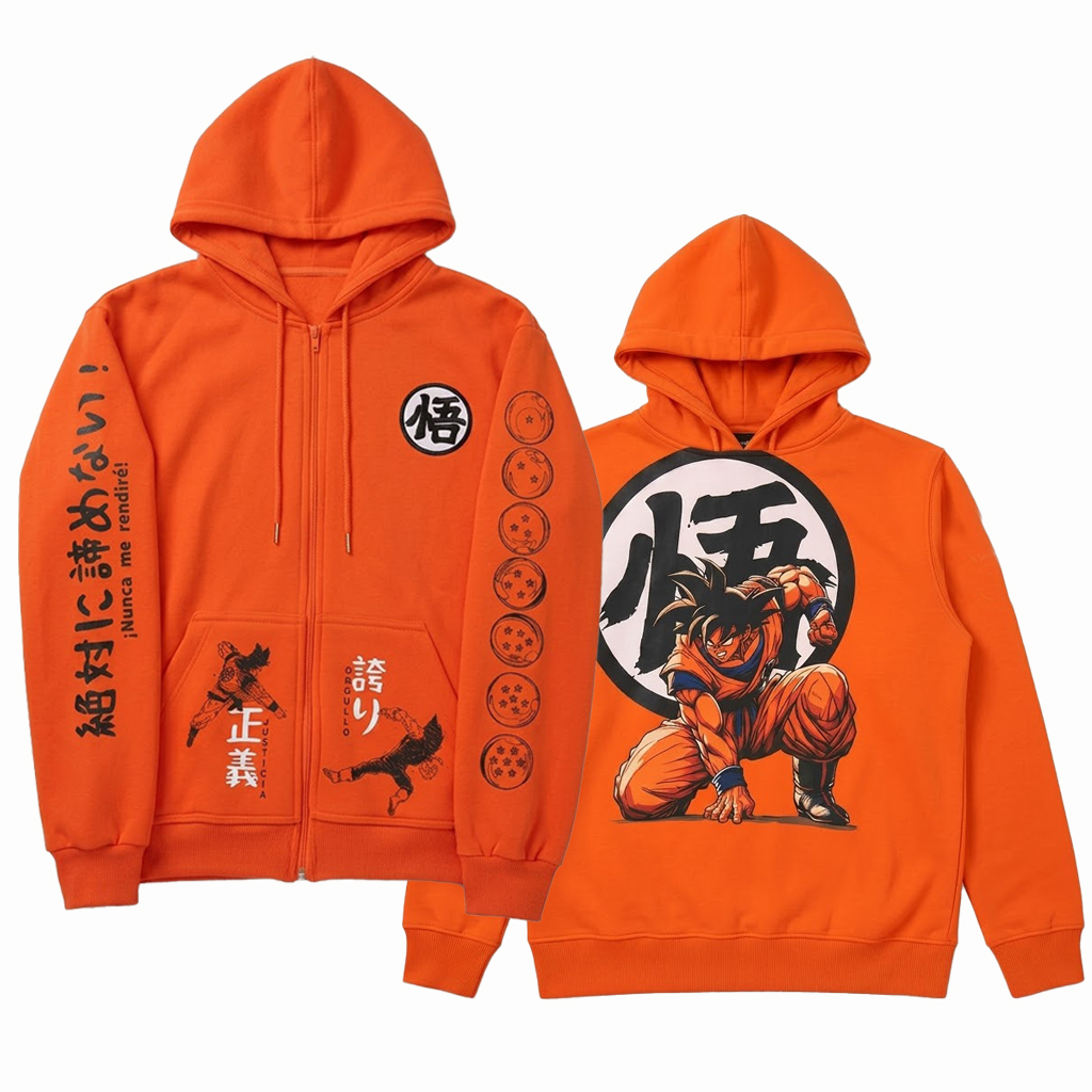 Dragon Ball Goku  Cotton Zip-Up Hoodie Jacket