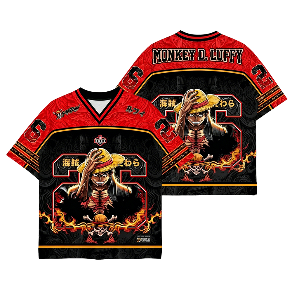 One Piece Monkey D Luffy Oversized Jersey