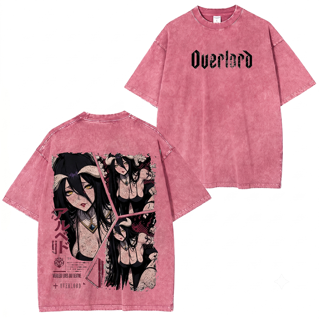 Overlord Albedo Vintage Washed T-shirt/Crewneck/Hoodie