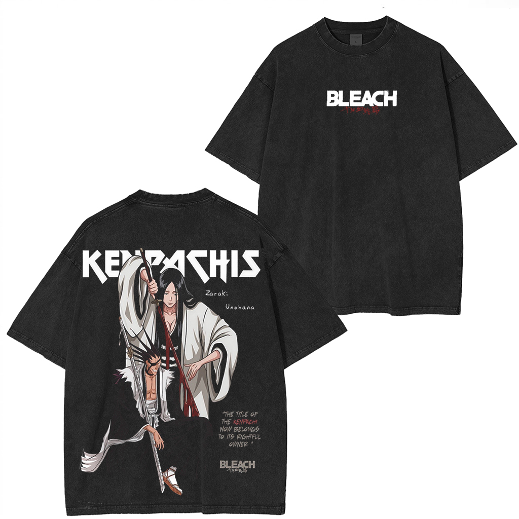 BLEACH Zaraki VS Unohana Vintage Washed T-shirt/Crewneck/Hoodie