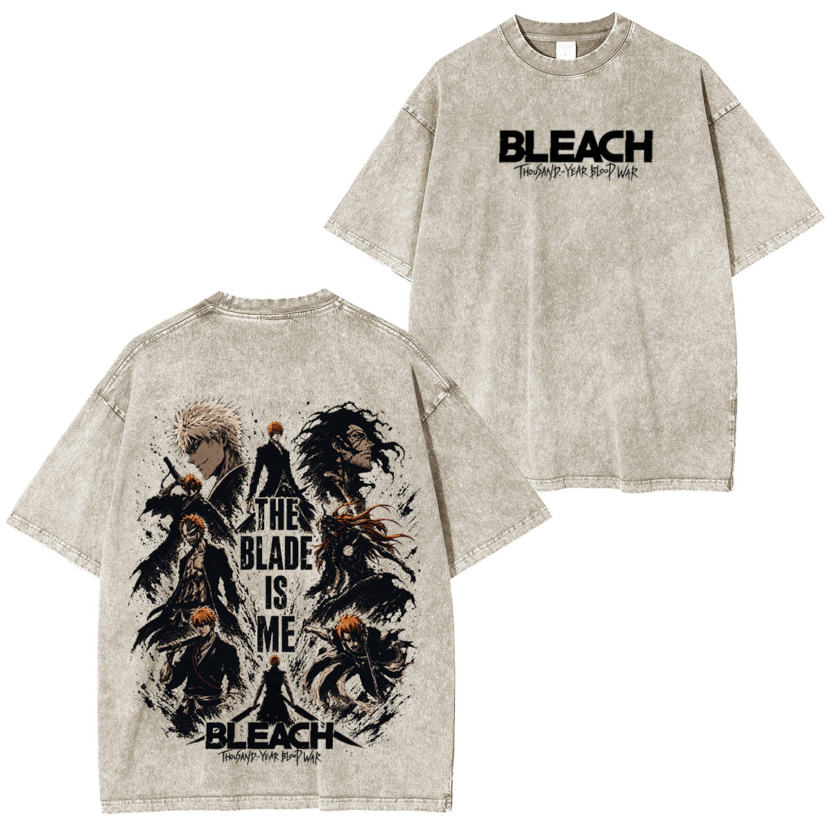 Bleach Washed T-shirt/Hoodie
