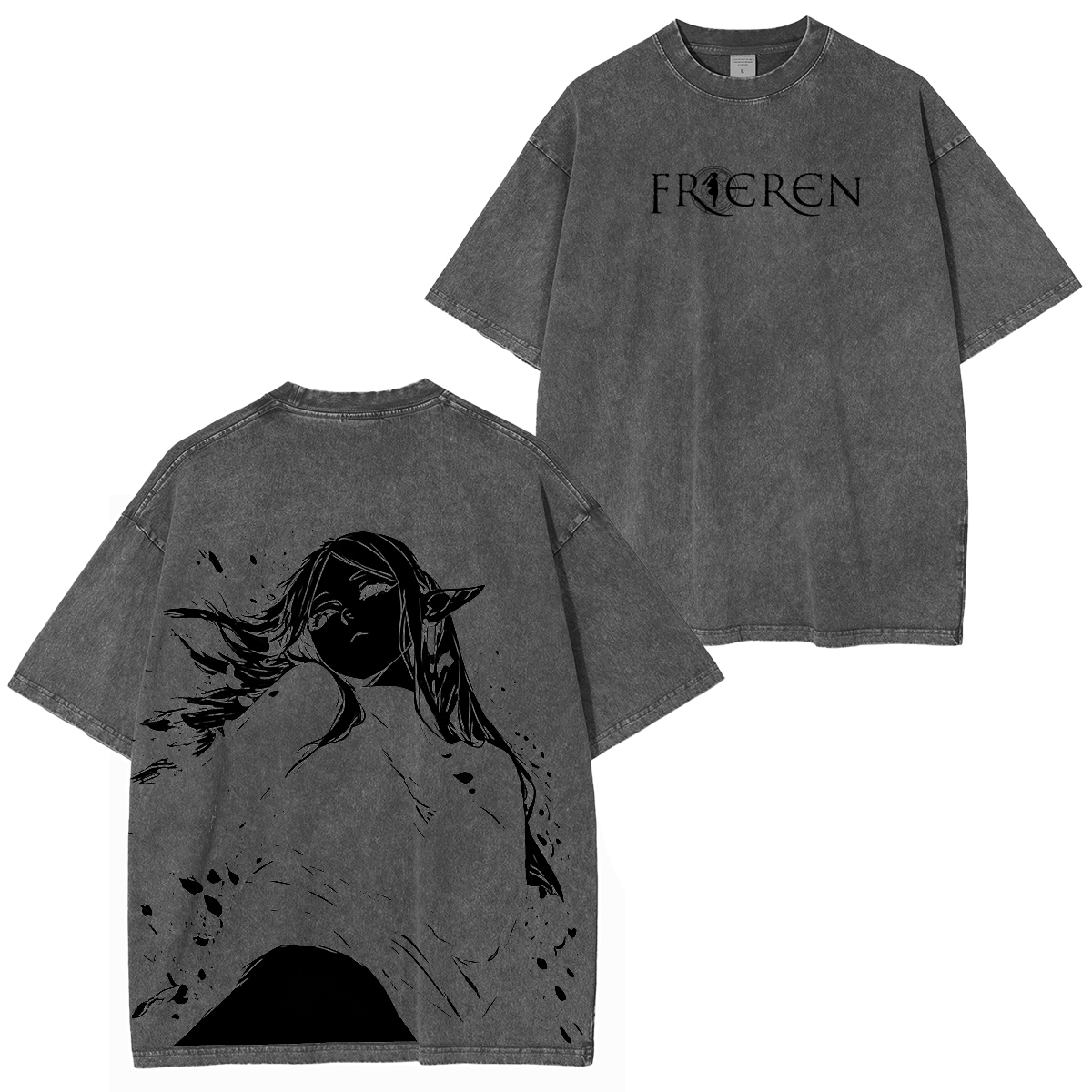 Frieren: Beyond Journey's End Vintage Unisex  Washed T-Shirt