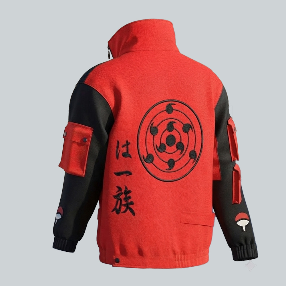 Naruto Multi-functional Tactical Bomber Jacket with Pockets