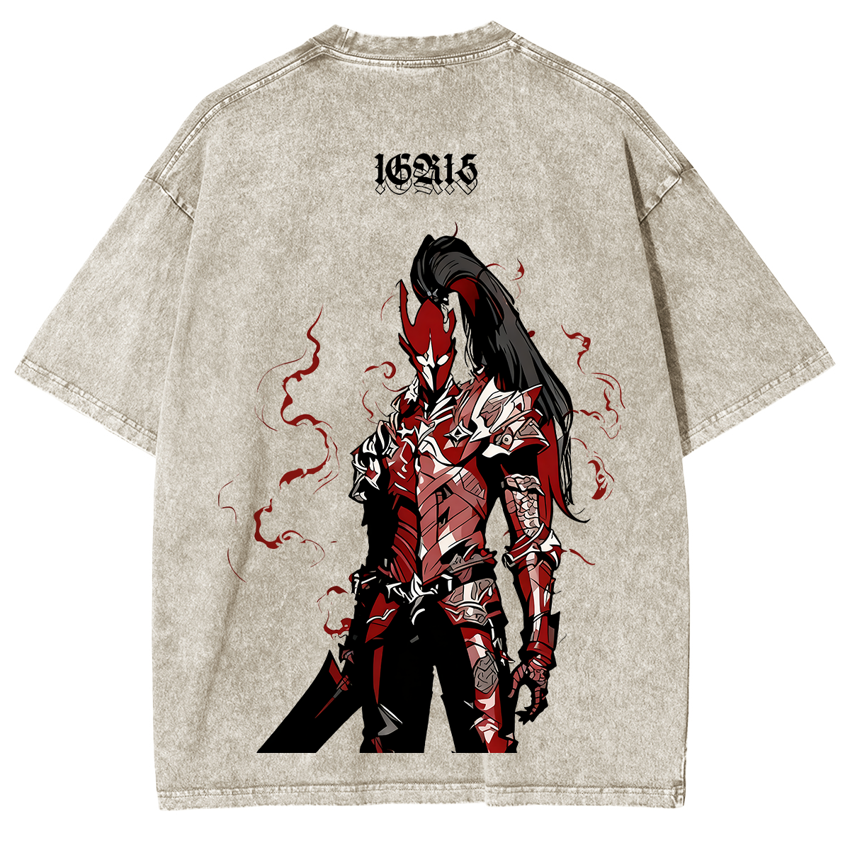 Ryomen Sukuna Anime Double Printed Washed Tee