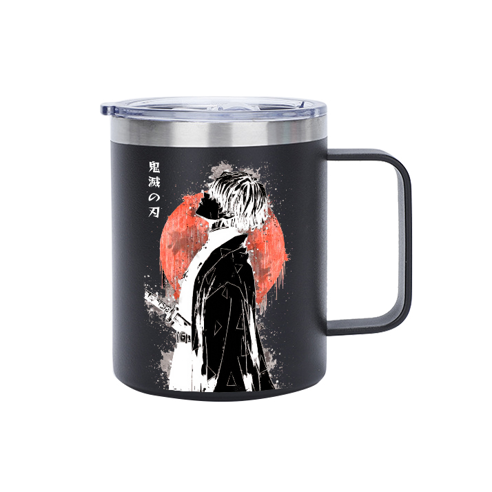 Zenitsu Demon Slayer Insulated Portable Coffee Mug with Handle