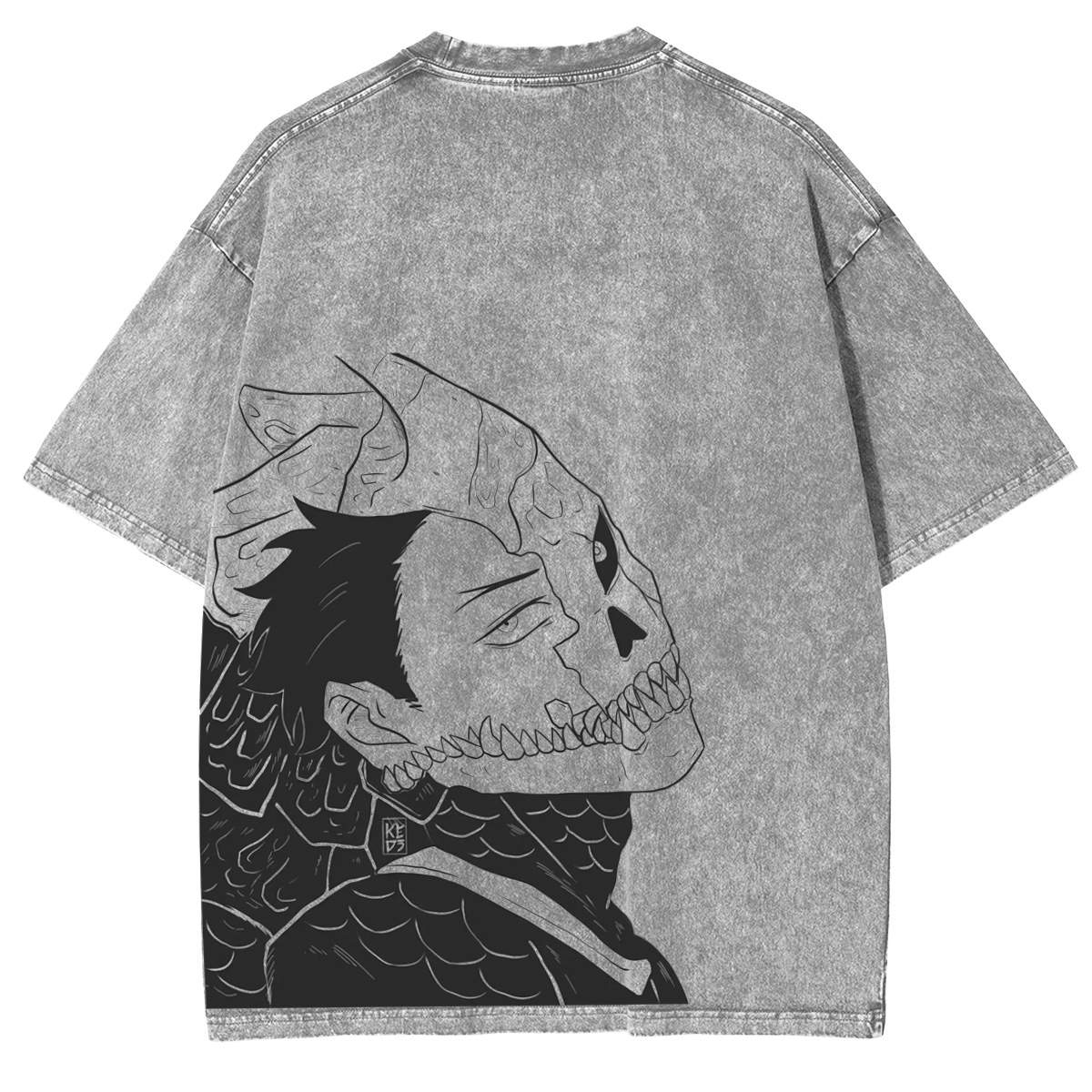 Kaiju No. 8 Acid Washed Anime Tee
