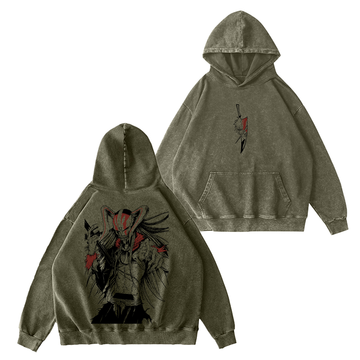 Bleach Washed T-shirt/Crewneck/Hoodie