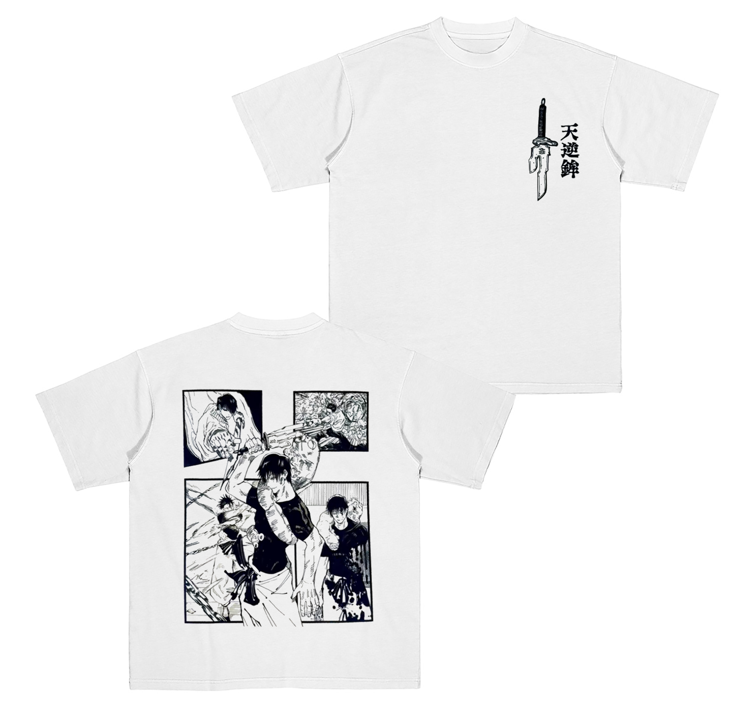 Toji Fushiguro Anime Oversize Unisex Shirts/Crewneck/Hoodie