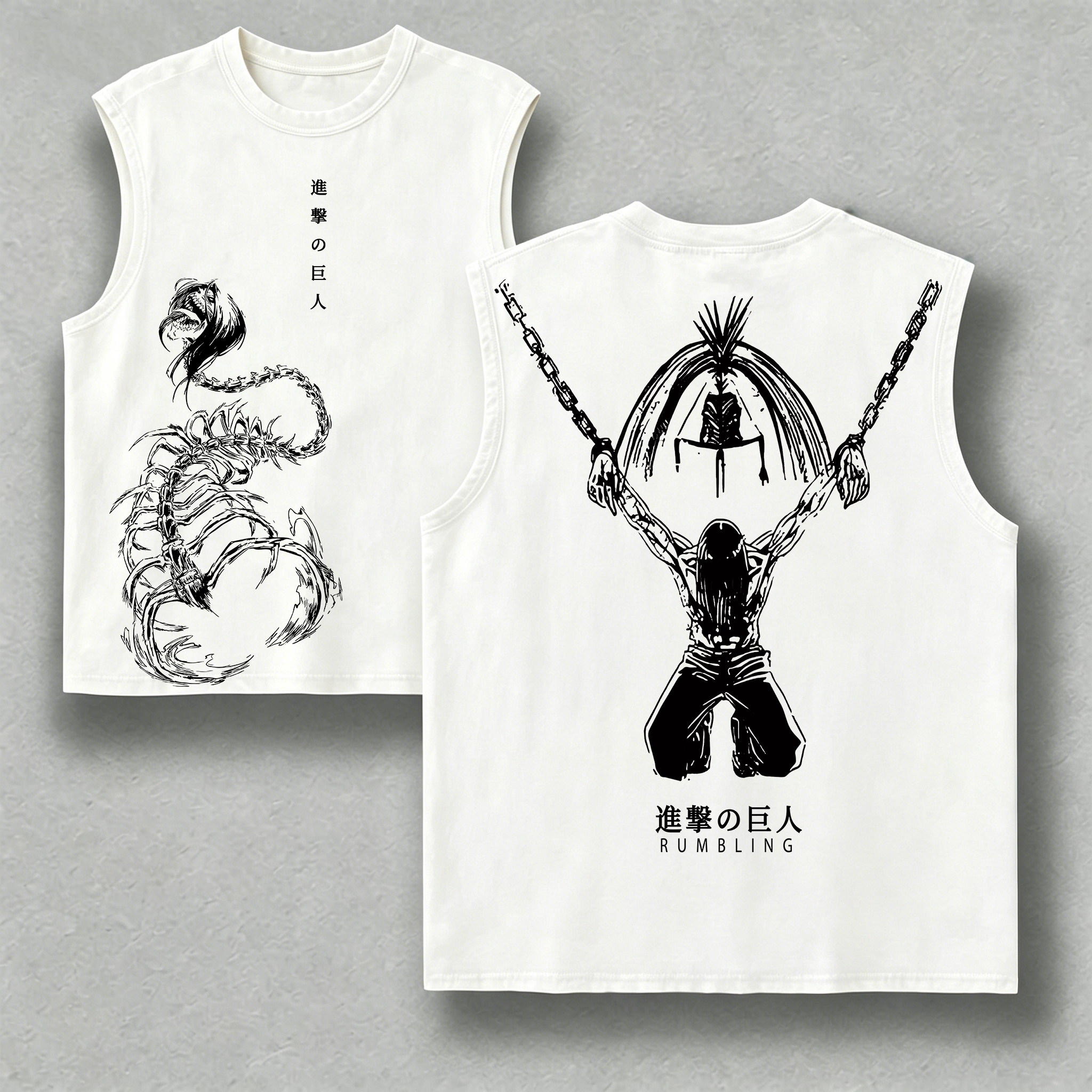 Attack on Titan Anime Oversize Unisex Shirts/Crewneck/Hoodie/Tank Top