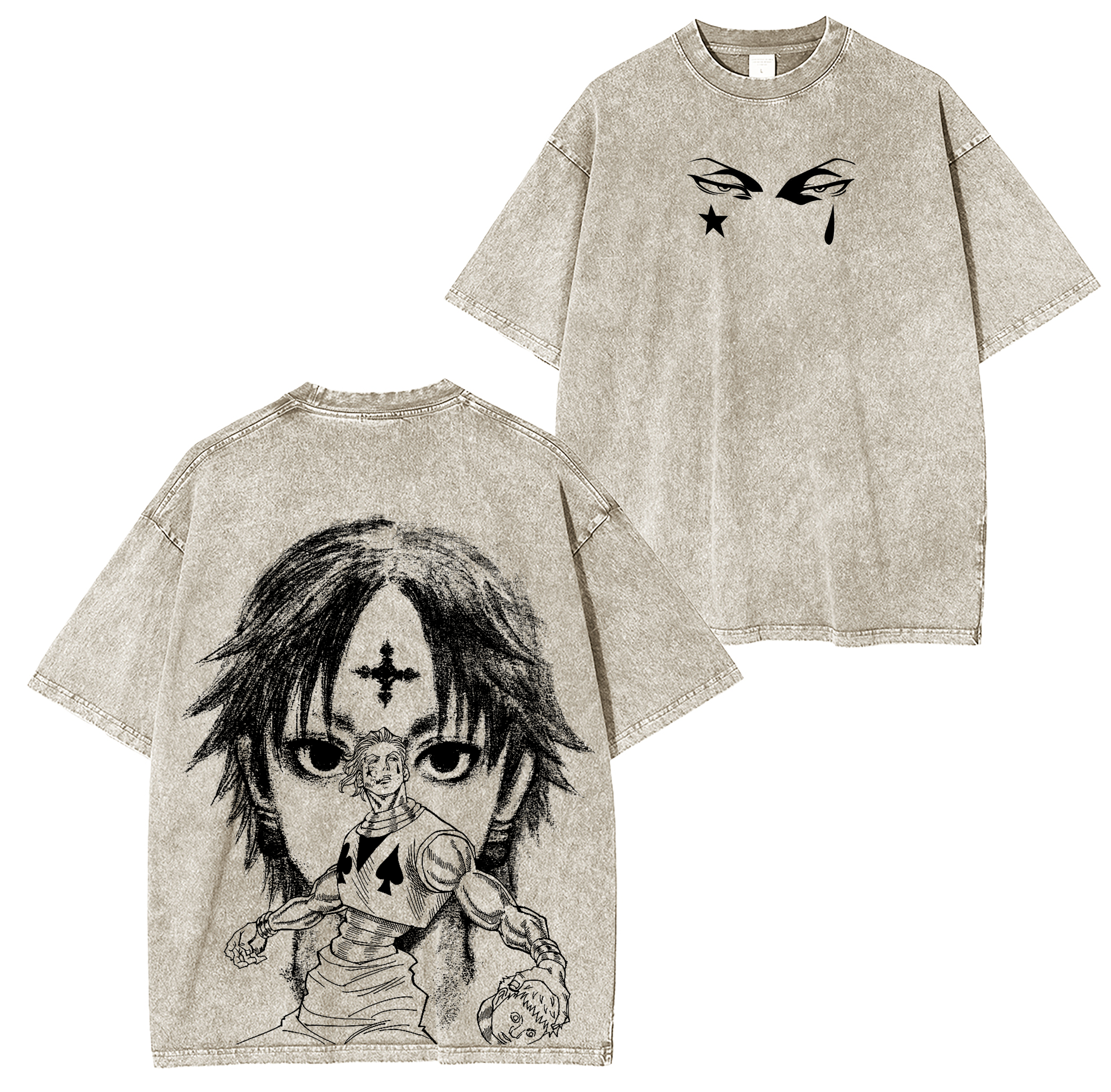 Hisoka Hunter x Hunter Washed T-shirt/Crewneck/Hoodie