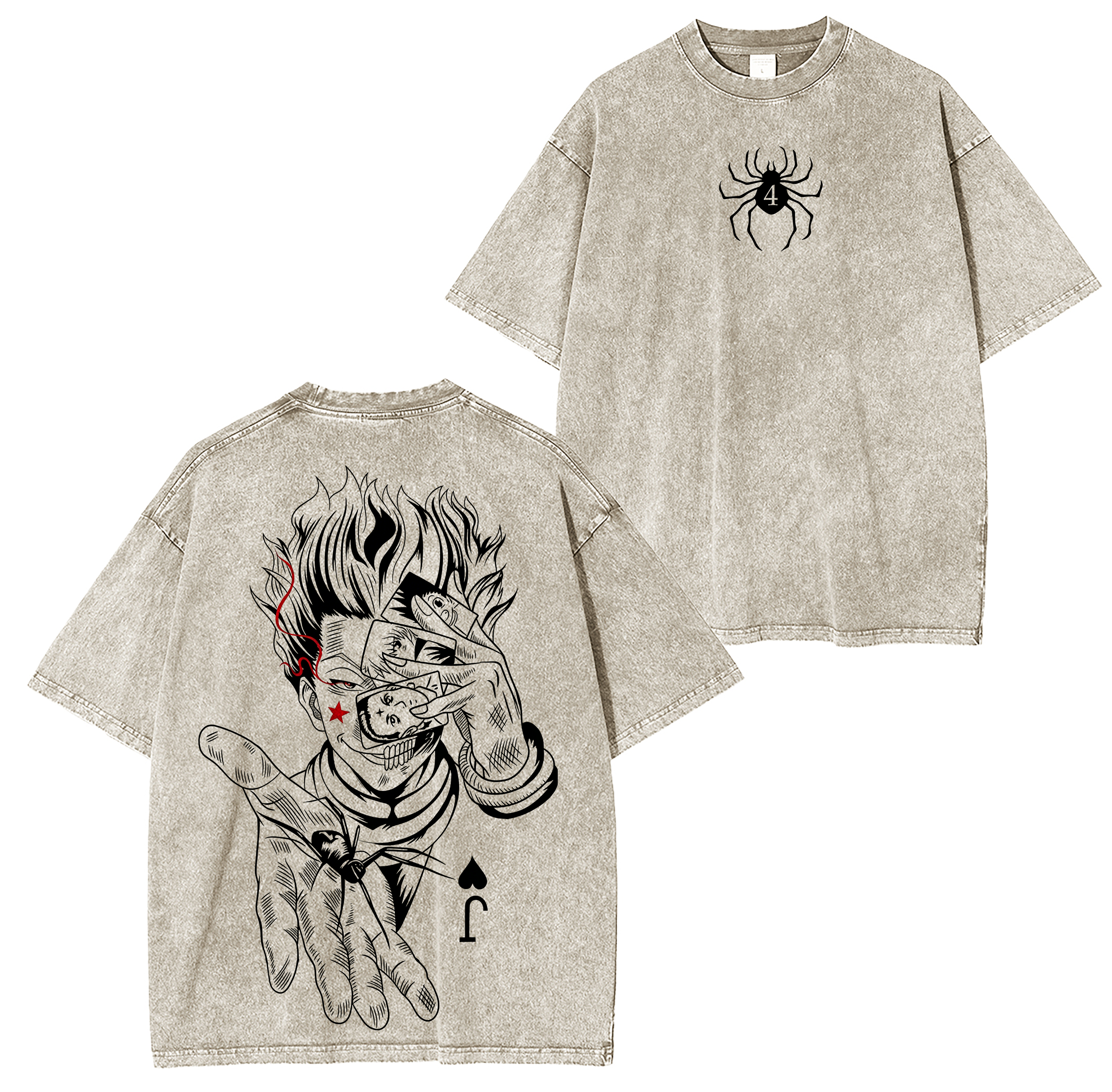 Hisoka Hunter x Hunter Washed T-shirt/Crewneck/Hoodie