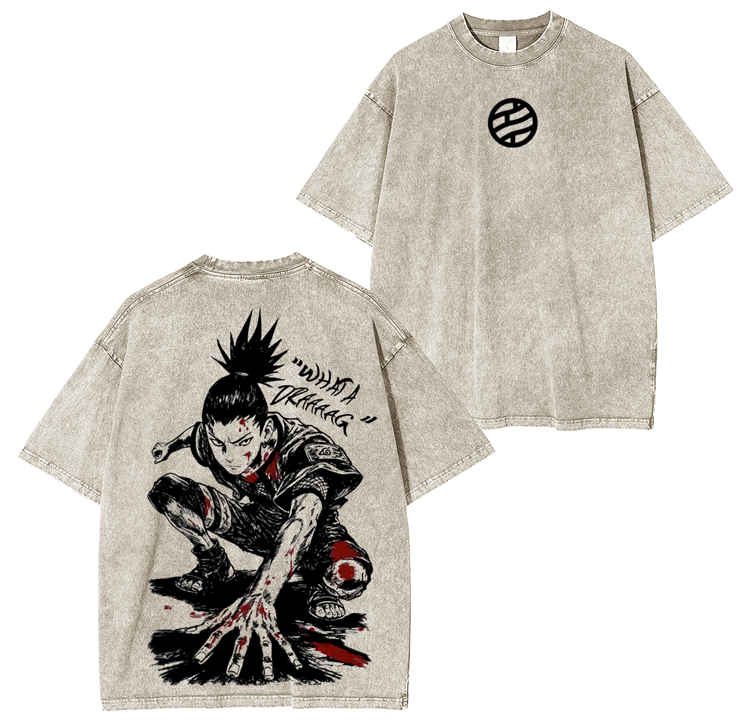 Shikamaru Naruto Washed T-shirt/Crewneck/Hoodie