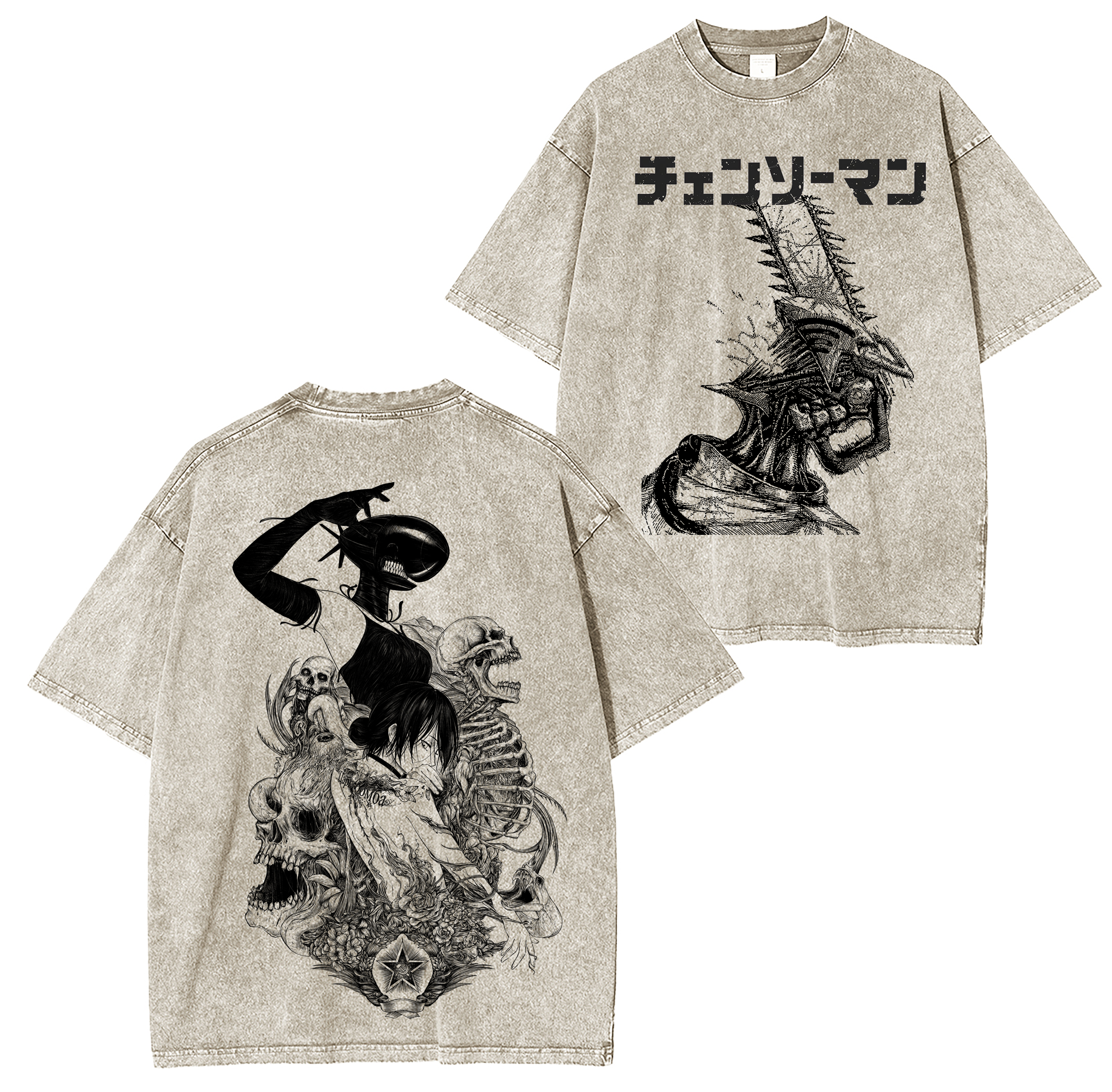 Reze Chainsaw Man Washed T-shirt/Crewneck/Hoodie