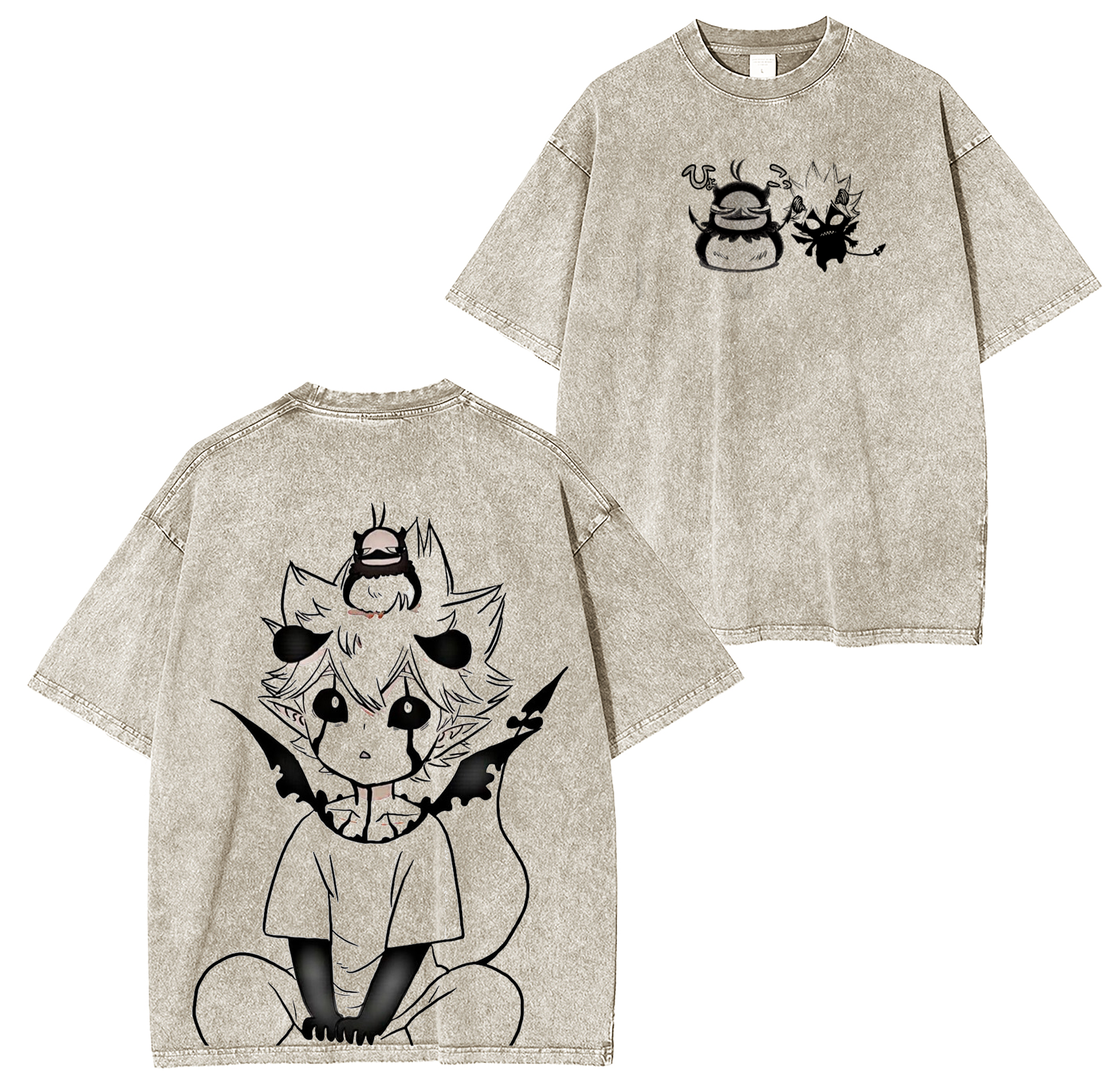 Black Clover Anime Washed T-shirt/Crewneck/Hoodie