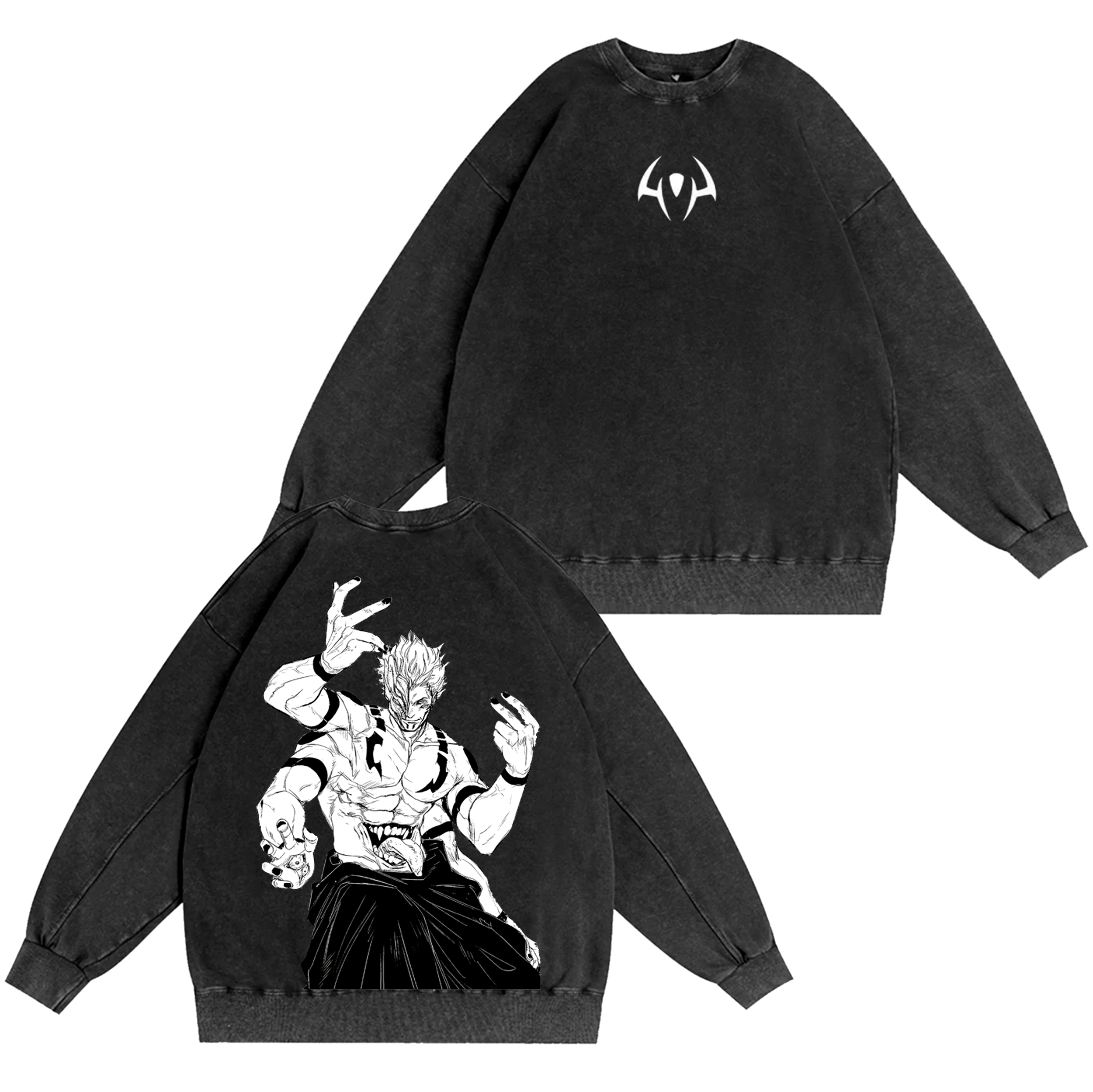Sukuna "Jujutsu Kaisen"Washed T-shirt/Crewneck/Hoodie