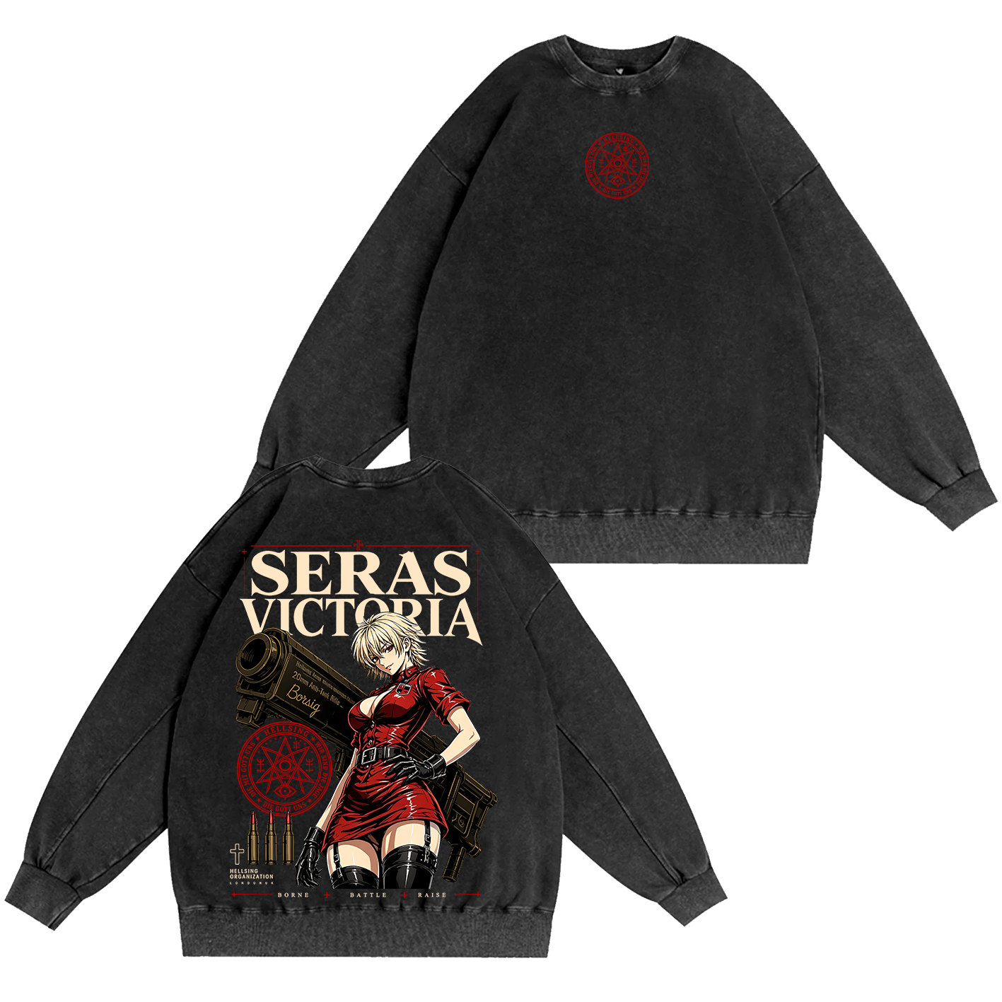 Seras Victoria Hellsing Unisex  Washed T-Shirt