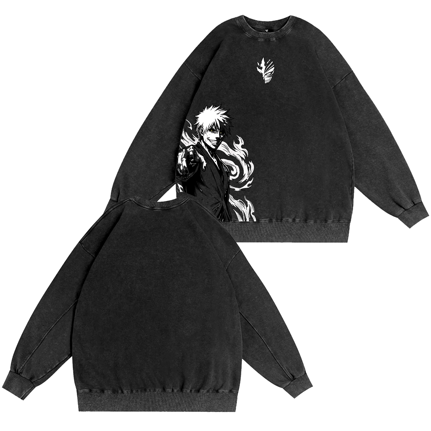 Bleach Ichigo Zangetsu Unisex  Washed T-Shirt