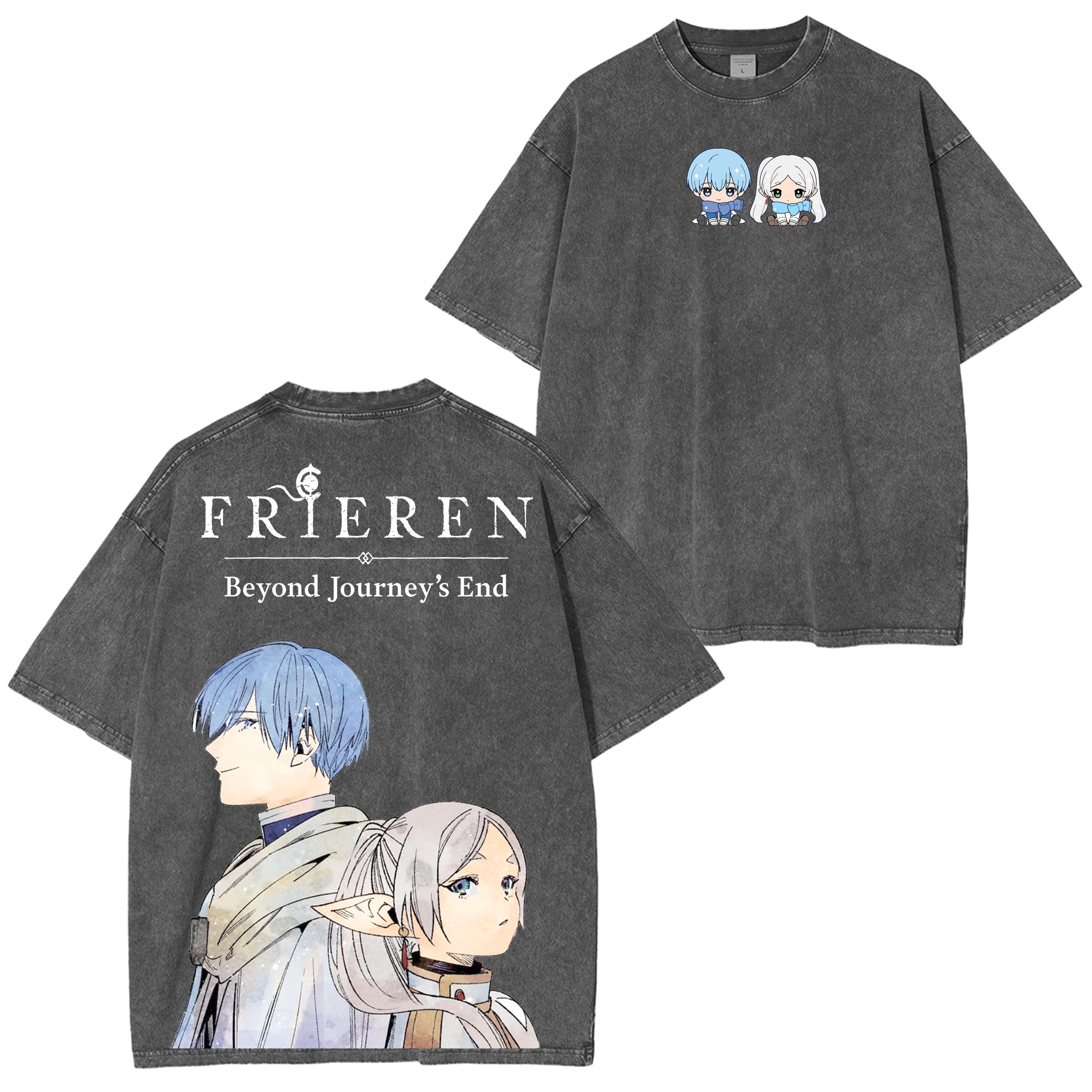 Frieren Anime Washed T-shirt/Crewneck/Hoodie