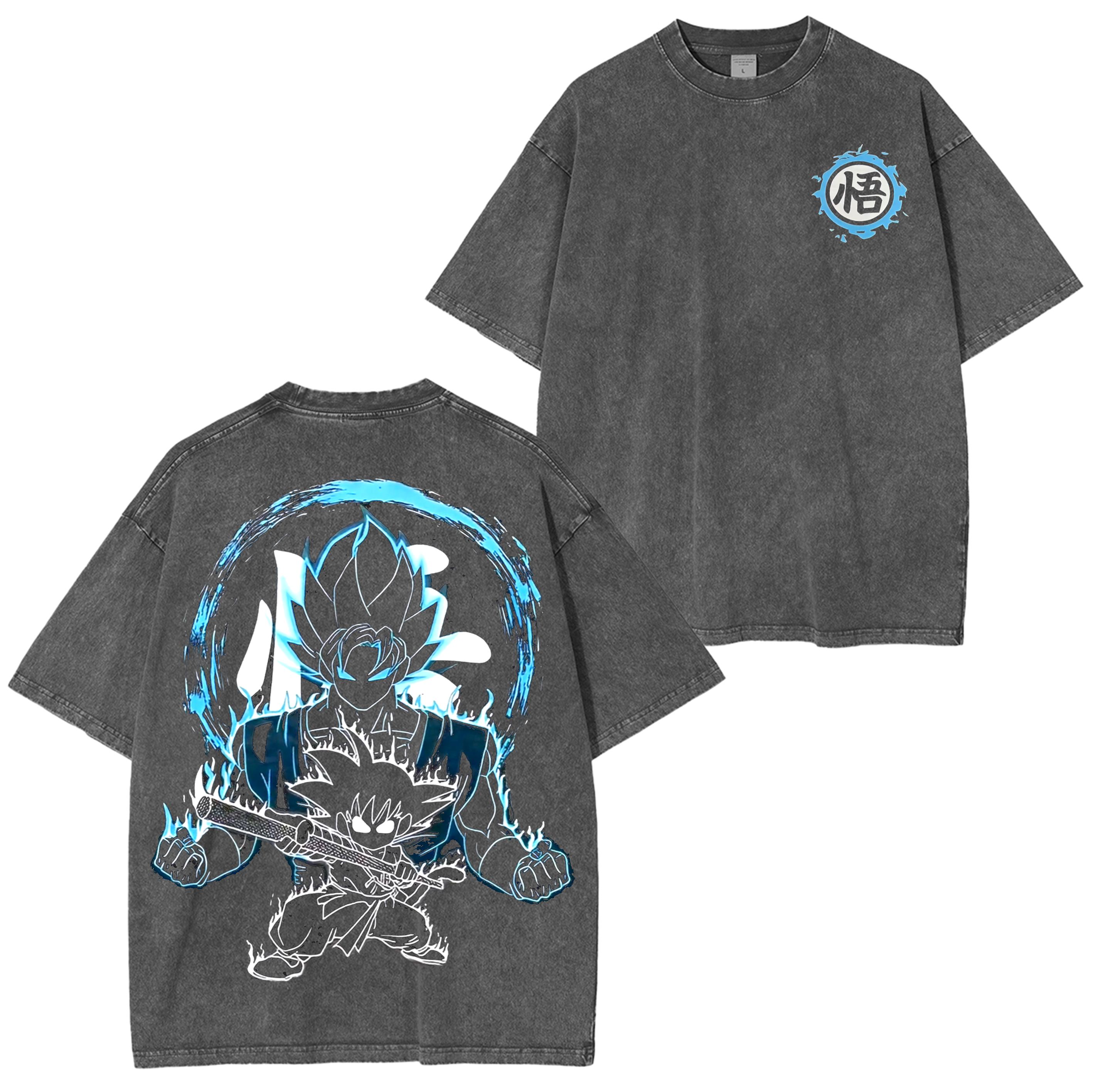 Retro Dragon Ball Z Anime Washed T-shirt/Crewneck/Hoodie