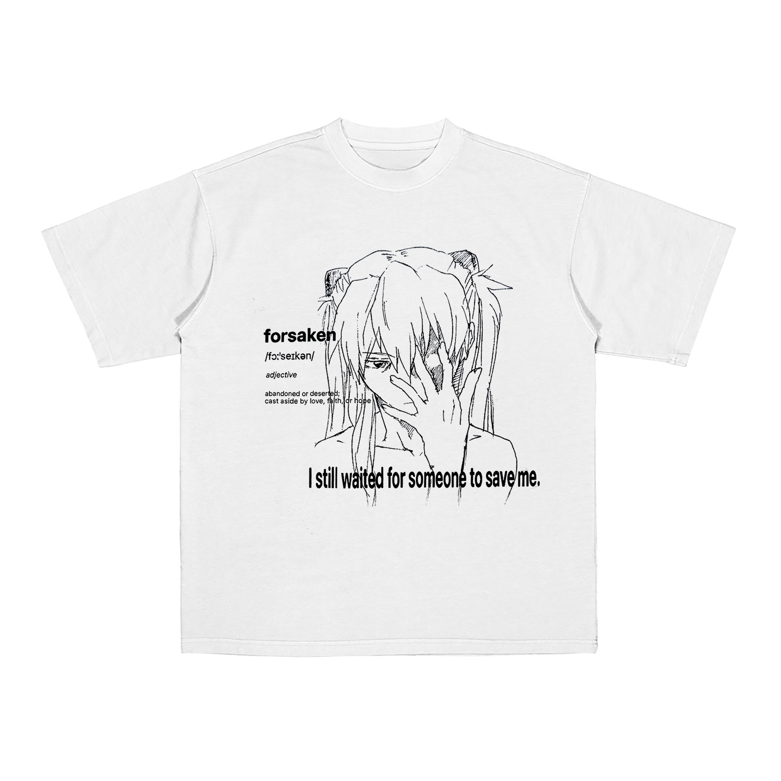 Asuka, Evangelion Anime Oversize Unisex Shirts/Crewneck/Hoodie
