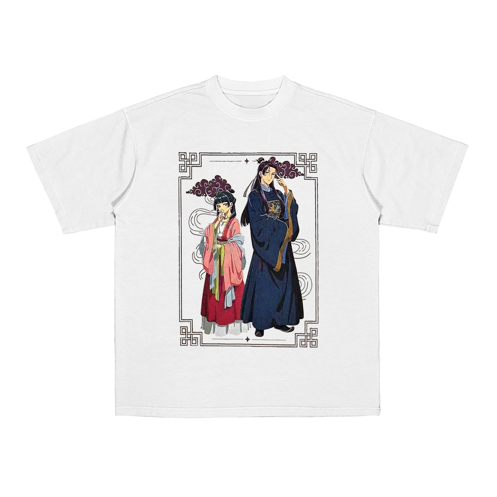 Maomao X Jinshi,The Apothecary Diaries Anime Oversize Unisex Shirts/Crewneck/Hoodie