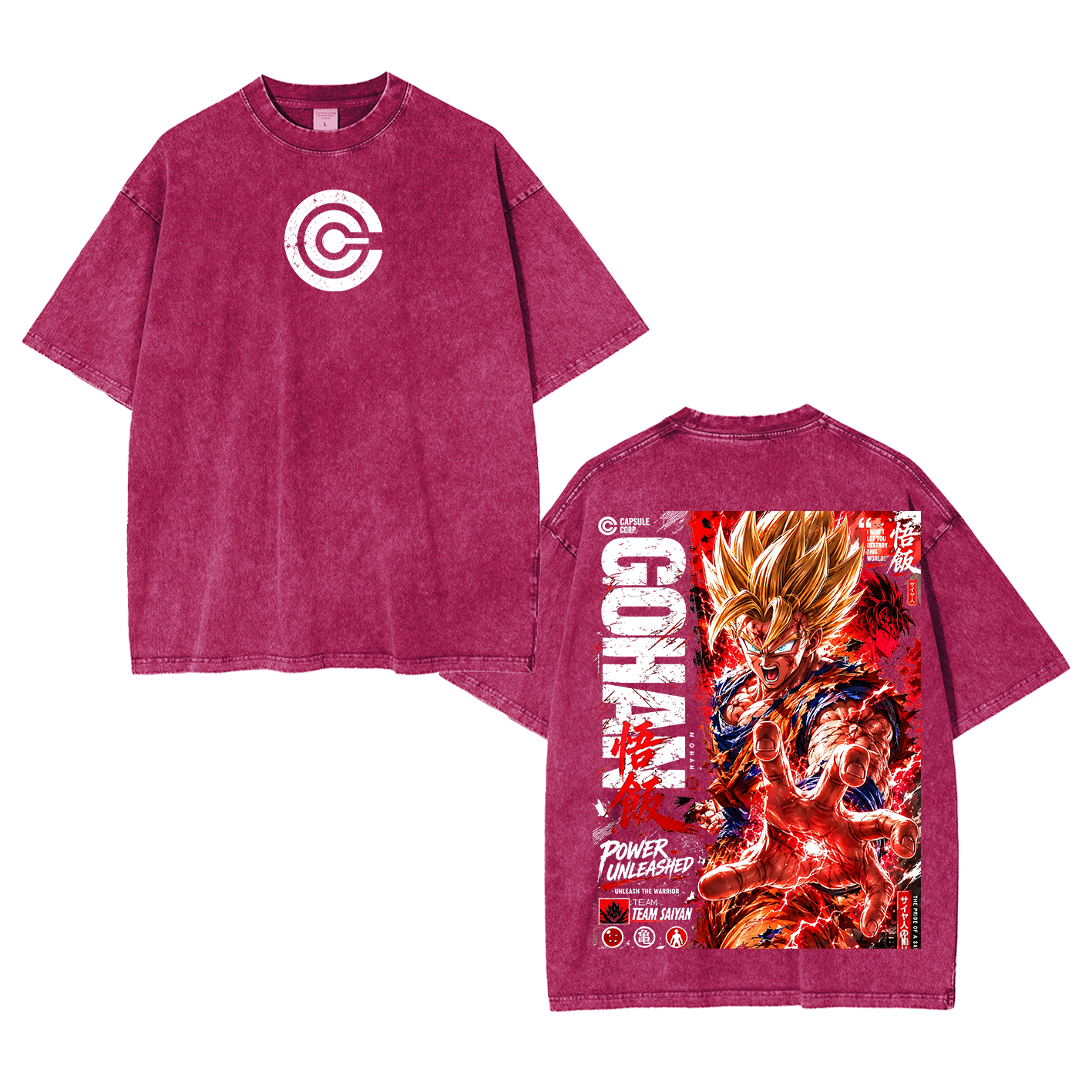 Future Trunks Vintage Unisex  Washed T-Shirt