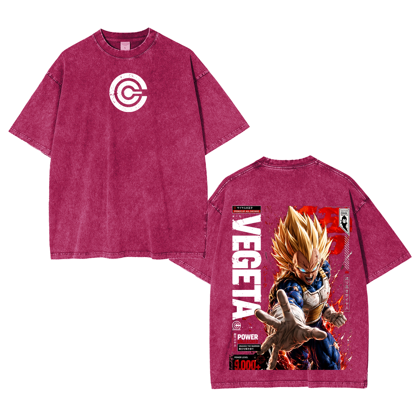 Vegeta Statue Unboxing - Dragon Ball Vintage Unisex  Washed T-Shirt