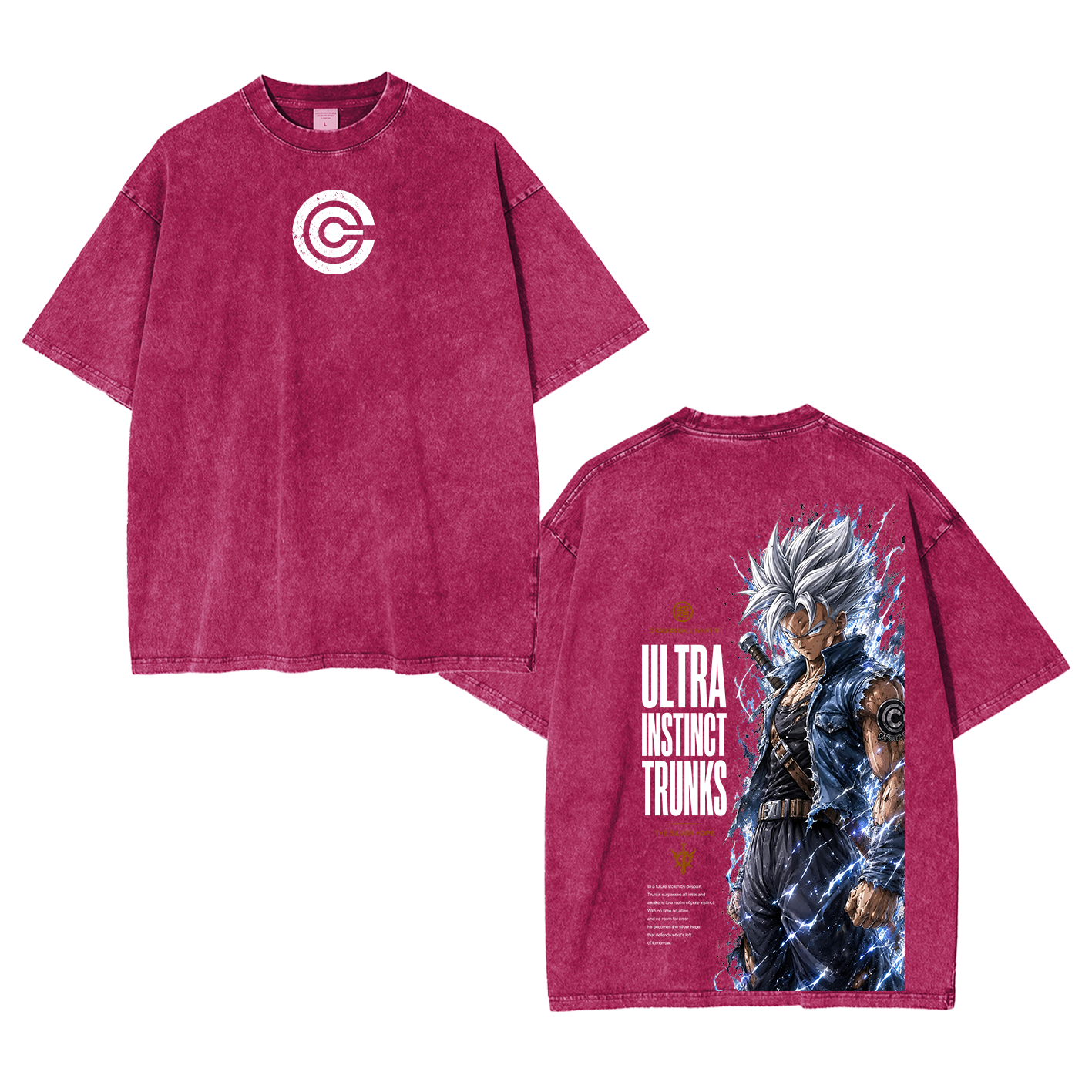 Future Trunks Vintage Unisex Washed T-Shirt