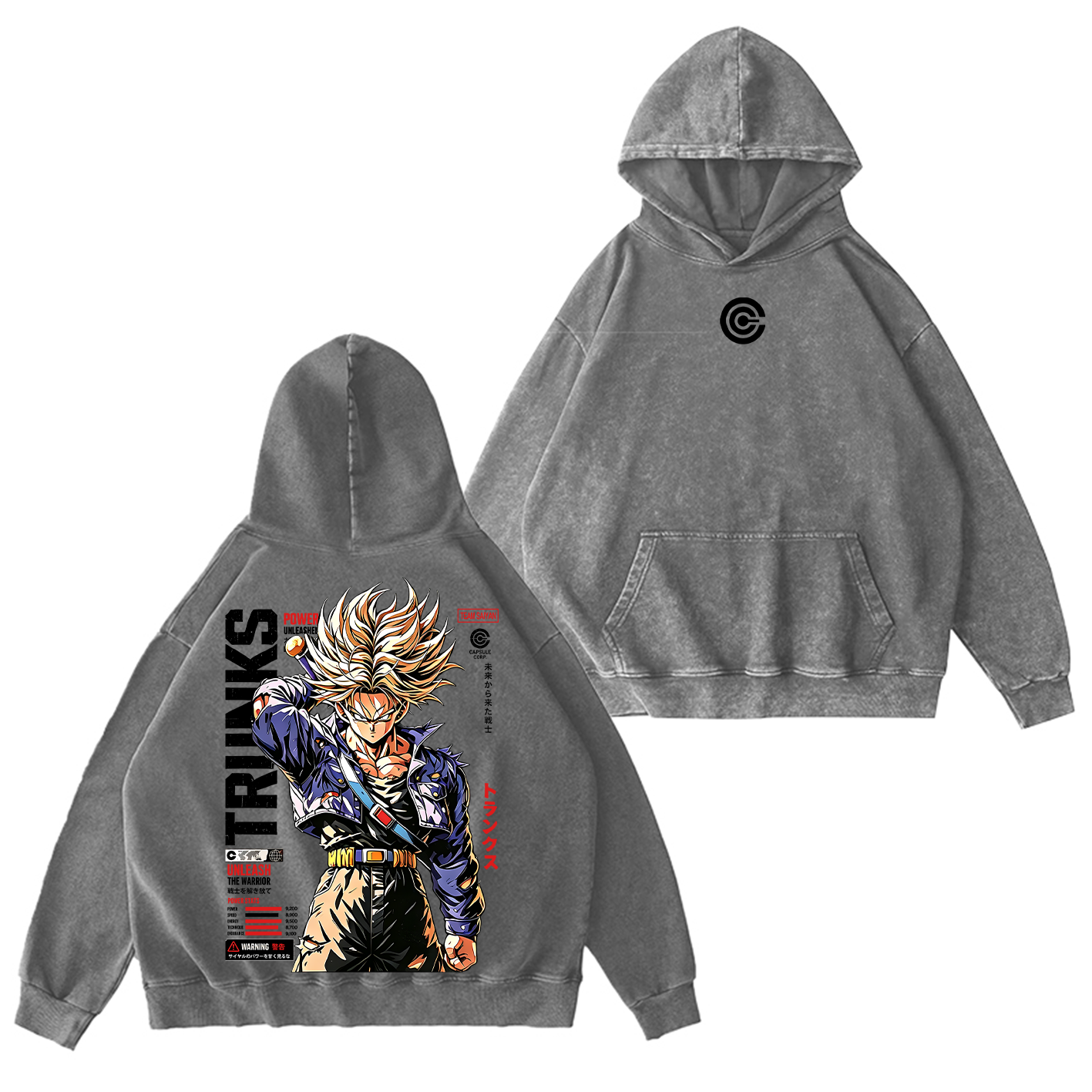 Future Trunks Vintage Unisex  Washed T-Shirt